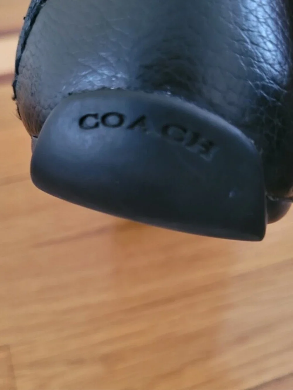COACH LEATHER MARLEY DRIVER LOAFERS